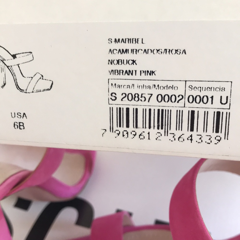 SCHUTZ Maribel Rosa Vibrant Pink Sandal Heels 6 - Picture 12 of 15